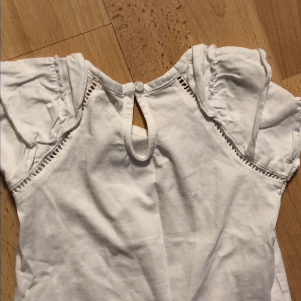 White Ruffled Shirt - Picture 3 of 3